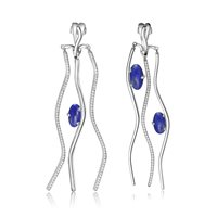 Ohrringe Pianegonda Dame Anguis in Silber Cubic Zirconia PAN22